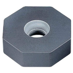 Iscar - ONHQ0806 TN Grade IS8 Ceramic Milling Insert - Uncoated, 0.2362" Thick, 0.7953" Inscribed Circle - USA Tool & Supply