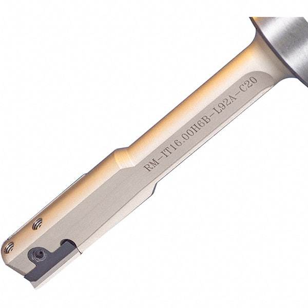Iscar - 8.7" OAL, RM Indexable Boring Bar - 6.3" Max Bore Depth, RM-SEI-B Insert, Screw Clamping Holding Method - USA Tool & Supply