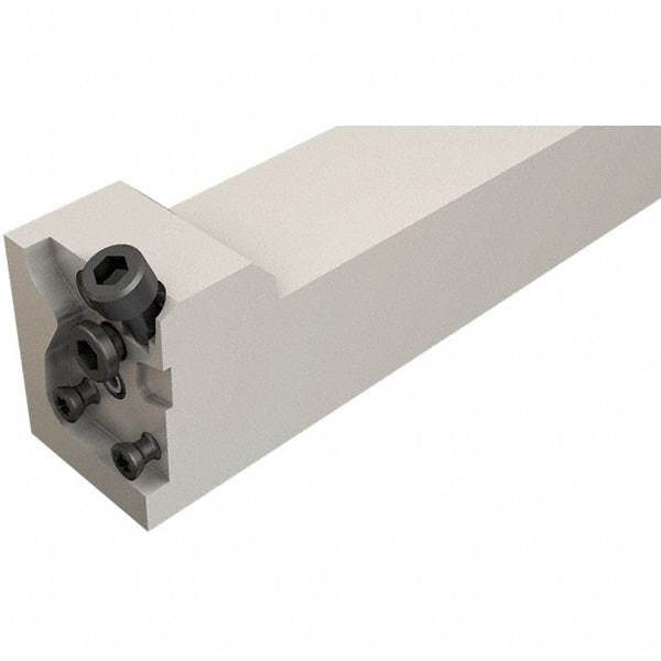 Iscar - MAHP, External, Left Hand, Indexable Grooving Tool Holder - 20mm Shank Height, 20mm Shank Width, 5-1/2" OAL, Through Coolant - USA Tool & Supply
