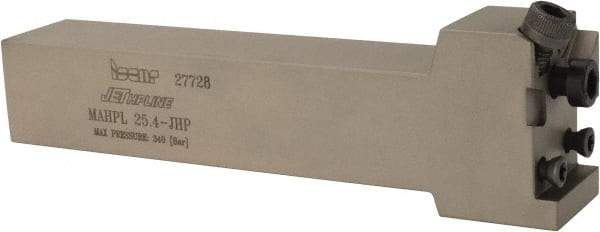 Iscar - MAHP, External, Left Hand, Indexable Grooving Tool Holder - 1" Shank Height, 1" Shank Width, 5-1/2" OAL, Through Coolant - USA Tool & Supply
