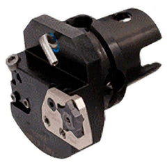 Iscar - 45mm Head Length, Modular Grooving Blade Holder Head - Right Hand Cut, System Size IM63, Through Coolant - USA Tool & Supply