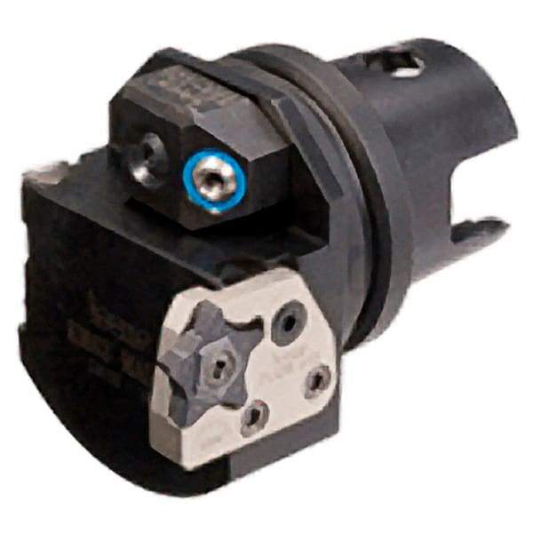 Iscar - 43mm Head Length, Modular Grooving Blade Holder Head - Right Hand Cut, System Size IM40, Through Coolant - USA Tool & Supply