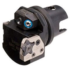 Iscar - 47mm Head Length, Modular Grooving Blade Holder Head - Right Hand Cut, System Size IM50, Through Coolant - USA Tool & Supply