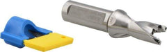 Iscar - 0.669" to 0.705" Diam, 1.5xD, 1" Max Depth, 3/4" Shank Diam, 4.03" OAL, Replaceable-Tip Drill - FCP, ICK, ICK-2M, ICM, ICN, ICP, iCP-2M Insert, 17 Seat Size, 45391554 Toolholder, Series SumoCham - USA Tool & Supply
