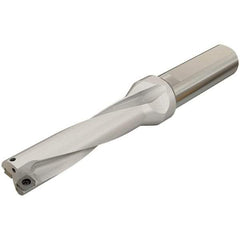 Iscar - 52mm Max Drill Depth, 4xD, 13mm Diam, Indexable Insert Drill - 2 Inserts, 16mm Shank Diam, Whistle Notch Shank - USA Tool & Supply