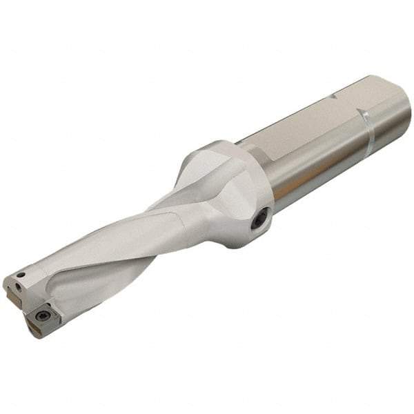 Iscar - 2.95" Max Drill Depth, 3xD, 25mm Diam, Indexable Insert Drill - 2 Inserts, 1-1/4" Shank Diam, Straight Shank - USA Tool & Supply