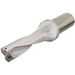 Iscar - 36mm Max Drill Depth, 3xD, 12mm Diam, Indexable Insert Drill - 2 Inserts, 16mm Shank Diam, Whistle Notch Shank - USA Tool & Supply