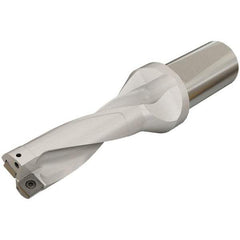 Iscar - 99mm Max Drill Depth, 3xD, 33mm Diam, Indexable Insert Drill - 2 Inserts, 32mm Shank Diam, Whistle Notch Shank - USA Tool & Supply
