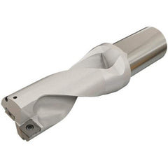 Iscar - 98mm Max Drill Depth, 2xD, 49mm Diam, Indexable Insert Drill - 2 Inserts, 40mm Shank Diam, Whistle Notch Shank - USA Tool & Supply