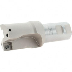 Iscar - 2" Max Drill Depth, 1xD, 2" Diam, Indexable Insert Drill - 2 Inserts, 1-1/2" Shank Diam, Straight Shank - USA Tool & Supply