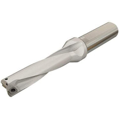 Iscar - 240mm Max Drill Depth, 4xD, 60mm Diam, Indexable Insert Drill - 2 Inserts, 40mm Shank Diam, Whistle Notch Shank - USA Tool & Supply