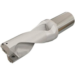 Iscar - 47mm Max Drill Depth, 2xD, 23.5mm Diam, Indexable Insert Drill - 2 Inserts, 25mm Shank Diam, Whistle Notch Shank - USA Tool & Supply