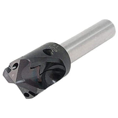 Iscar - 10mm Shank Diam, 65mm OAL, Replaceable Tip Drill - IDK, IDM, IDN, IDP Insert, 11 Seat Size, DSM-RGH Toolholder, Series ChamDrillJet - USA Tool & Supply