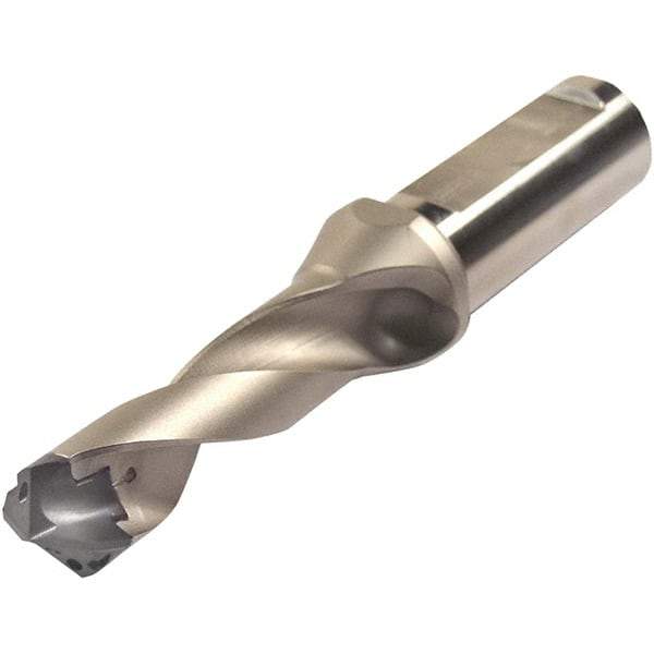 Iscar - 0.669 to 0.705" Diam, 5xD, 3.35" Max Depth, 3/4" Shank Diam, 6.06" OAL, Replaceable Tip Drill - IDK, IDM, IDN, IDP Insert, DSM Toolholder, Series ChamDrillJet - USA Tool & Supply