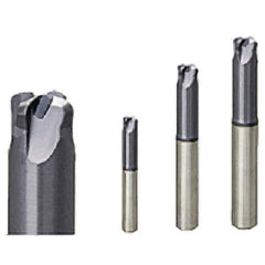 Iscar - 3/8", 4 Flute, Single End, Solid Carbide, 0.059" Corner Radius End Mill - 3" OAL, Right Hand Flute, 0.02" LOC, Right Hand Cut, 1.2" Extended Reach - USA Tool & Supply