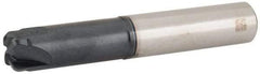 Iscar - 1/2", 4 Flute, Single End, Solid Carbide, 0.083" Corner Radius End Mill - 3" OAL, Right Hand Flute, 0.024" LOC, Right Hand Cut, 1.3" Extended Reach - USA Tool & Supply