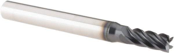 Iscar - 5mm, 5 Flute, Single End, Solid Carbide, 0.2mm Corner Radius End Mill - 57mm OAL, Right Hand Flute, 11mm LOC, Right Hand Cut - USA Tool & Supply