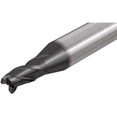 Iscar - 9.7mm, 3 Flute, Single End, Solid Carbide, 0.3mm Corner Radius End Mill - 72mm OAL, 38° Helix, Right Hand Flute, 11mm LOC, Right Hand Cut - USA Tool & Supply