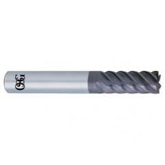 1/4 x 1/4 x 5/8 x 2-1/2 4Fl .010 C/R Carbide End Mill - WXS - USA Tool & Supply