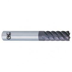 3mm x 6mm x 8mm x 60mm 6Fl 0.5mm C/R Carbide End Mill - WXS - USA Tool & Supply