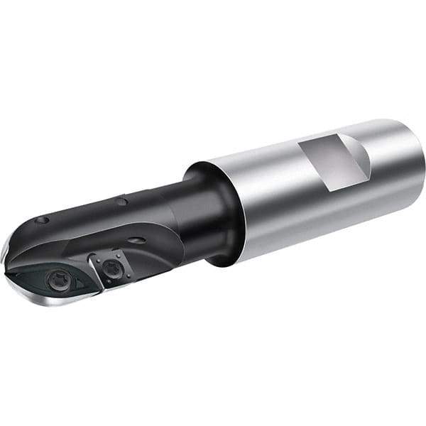 Walter - 25mm Cut Diam, 32mm Max Depth of Cut, 25mm Shank Diam, 130mm OAL, Indexable Ball Nose End Mill - 12,800 Max RPM - USA Tool & Supply