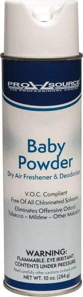 PRO-SOURCE - 10 oz Aerosol Can Fabric Deodorizer - Spray, Powder Scent - USA Tool & Supply