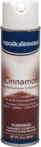 PRO-SOURCE - 10 oz Aerosol Can Fabric Deodorizer - Spray, Cinnamon Scent - USA Tool & Supply