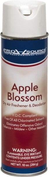 PRO-SOURCE - 10 oz Aerosol Can Fabric Deodorizer - Spray, Apple Scent - USA Tool & Supply