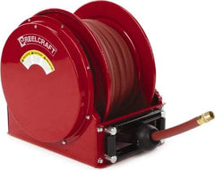 Reelcraft - 50' Spring Retractable Hose Reel - 300 psi, Hose Included - USA Tool & Supply