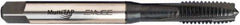 Emuge - #10-24 UNC, 3 Flute, Nitride/Oxide Finish, Vanadium High Speed Steel Spiral Point Tap - Plug Chamfer, Right Hand Thread, 2.756" OAL, 2B/3B Class of Fit - Exact Industrial Supply