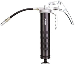 PRO-LUBE - 7,000 Max psi, Flexible Pistol Grease Gun - 14 oz Capacity, 1/8 Thread Outlet, 33 Strokes per oz - USA Tool & Supply