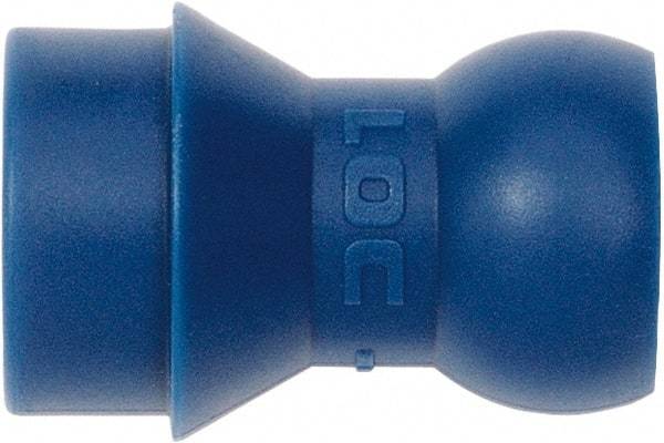 Loc-Line - 1/4" Hose ID, Male to Female Coolant Hose Lathe Adapter - Unthreaded, For Loc-Line Modular Hose Systems - USA Tool & Supply