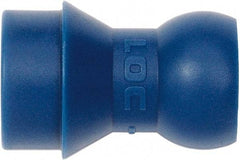 Loc-Line - 1/4" Hose ID, Male to Female Coolant Hose Lathe Adapter - Unthreaded, For Loc-Line Modular Hose Systems - USA Tool & Supply