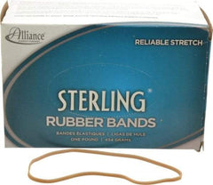 Alliance - 7 Inch Circumference, 1/8 Inch Wide, Ergonomic Rubber Band Strapping - 250 Pieces - USA Tool & Supply