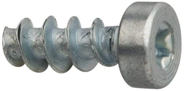 Made in USA - M3.5 Pan Head Torx Sheet Metal Screw - Case Hardened Steel, 12" Length Under Head, Grade 1022, T10 Drive - USA Tool & Supply