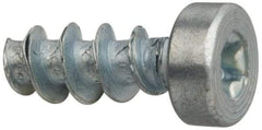 Made in USA - M3.5 Pan Head Torx Sheet Metal Screw - Case Hardened Steel, 12" Length Under Head, Grade 1022, T10 Drive - USA Tool & Supply