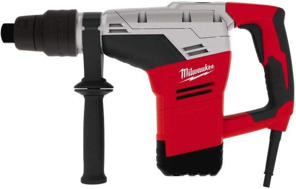 Milwaukee Tool - 120 Volt 1-9/16" Spline Chuck Electric Rotary Hammer - 0 to 3,000 BPM, 0 to 450 RPM - USA Tool & Supply