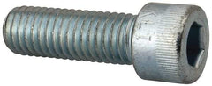 Made in USA - 1/2-13 UNC Hex Socket Drive, Socket Cap Screw - Alloy Steel, Zinc-Plated Finish, Fully Threaded, 1-1/2" Length Under Head - USA Tool & Supply