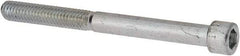 Made in USA - 5/16-18 UNC Hex Socket Drive, Socket Cap Screw - Alloy Steel, Zinc-Plated Finish, Partially Threaded, 3-1/2" Length Under Head - USA Tool & Supply