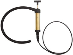 PRO-LUBE - Oil Lubrication 0.31 Strokes/oz Flow Brass Lever Hand Pump - Use with Antifreeze, Coolants, Diesel Fuel, Engine Oil, Power Steering Fluid, Transmission Fluid & Water - USA Tool & Supply