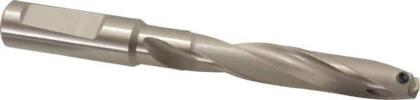 Guhring - 17/32 to 0.551" Diam, 72.6mm Max Depth, 15.88mm Shank Diam, 141mm OAL, Replaceable Tip Drill - HT 800 WP Insert, Series 4108 - USA Tool & Supply