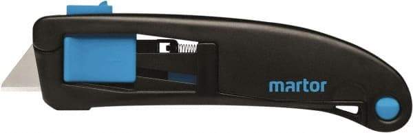 Martor USA - Retractable Utility Knife - 3/4" Blade, Polycarbonate Handle, 1 Blade Included - USA Tool & Supply