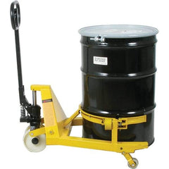Wesco Industrial Products - 660 Lb Load Capacity, 55 Gal Drum Lifter - 28-1/2" Wide x 47-1/2" High, 3 Steel Wheels - USA Tool & Supply