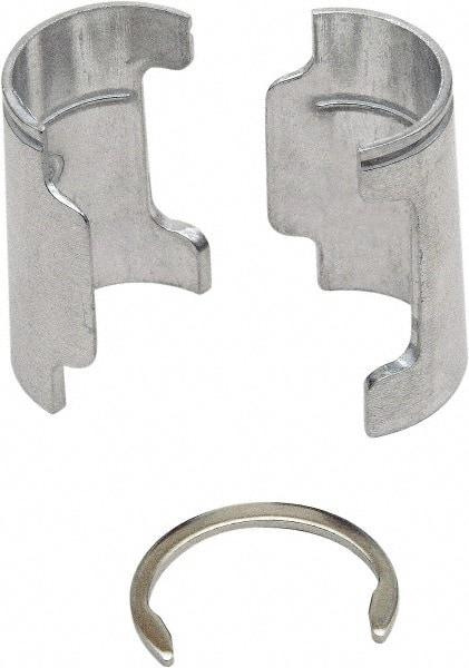 Quantum Storage - Open Shelving Accessory/Component - Aluminum, Aluminum Finish, Use with Wire Shelving Units - USA Tool & Supply