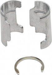 Quantum Storage - Open Shelving Accessory/Component - Aluminum, Aluminum Finish, Use with Wire Shelving Units - USA Tool & Supply