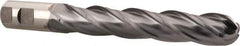 Niagara Cutter - 1" Diam, 6" LOC, 4 Flute Cobalt Ball End Mill - TiCN Finish, Single End, 8-1/2" OAL, 1" Shank Diam, Spiral Flute - USA Tool & Supply