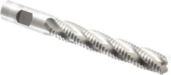 Niagara Cutter - 3/4" Diam, Coarse Pitch, 4-1/8" LOC, 4 Flute Cobalt Roughing Square End Mill - Uncoated, 6-3/8" OAL, 3/4" Shank Diam, Single End, Centercutting, 30° Helix - USA Tool & Supply