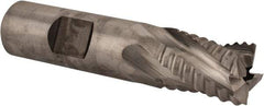 Niagara Cutter - 5/8" Diam, Coarse Pitch, 3/4" LOC, 4 Flute Cobalt Roughing Square End Mill - Uncoated, 2-7/8" OAL, 5/8" Shank Diam, Single End, 30° Helix - USA Tool & Supply