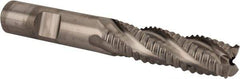 Niagara Cutter - 1/2" Diam, Coarse Pitch, 1-5/8" LOC, 4 Flute Cobalt Roughing Square End Mill - Uncoated, 3-5/8" OAL, 1/2" Shank Diam, Single End, 30° Helix - USA Tool & Supply