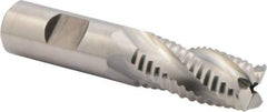 Niagara Cutter - 3/4" Diam, Coarse Pitch, 1-1/2" LOC, 4 Flute Cobalt Roughing Square End Mill - Uncoated, 3-3/4" OAL, 3/4" Shank Diam, Single End, 30° Helix - USA Tool & Supply
